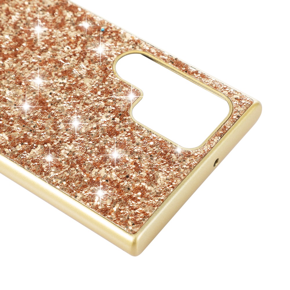  Galaxy S24 Ultra Skal Sparkling Glitter Blå