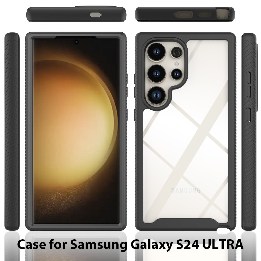  Samsung Galaxy S24 Ultra Skal 360 Defense Svart