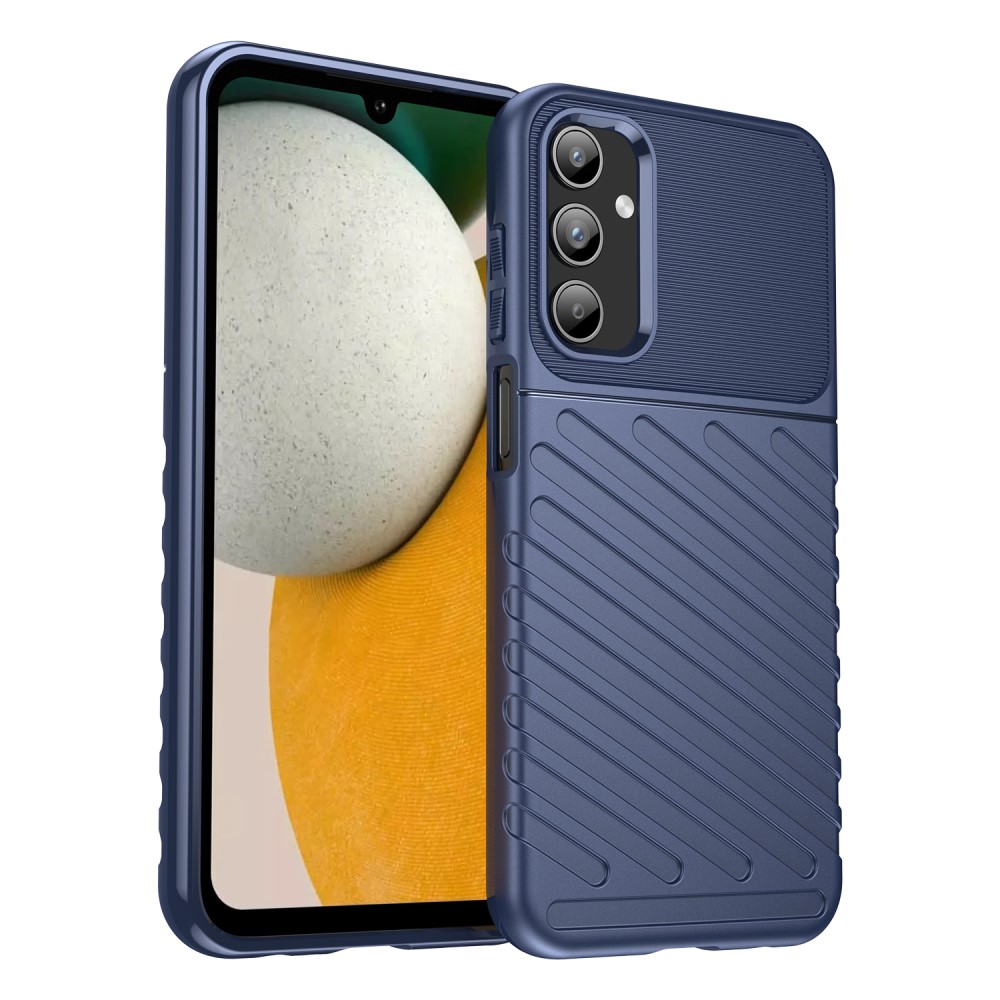  Samsung Galaxy A15 5G Skal Twill Textur Blå