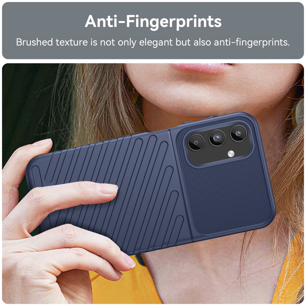  Samsung Galaxy A15 5G Skal Twill Textur Blå