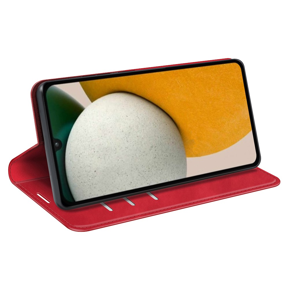  Samsung Galaxy A15 5G Fodral Flip Skin Touch Röd