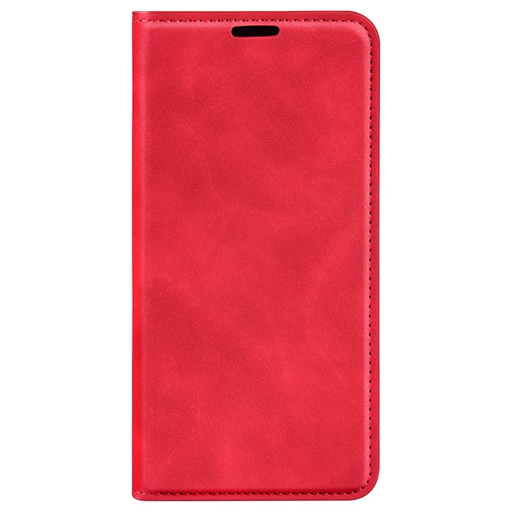  Samsung Galaxy A15 5G Fodral Flip Skin Touch Röd