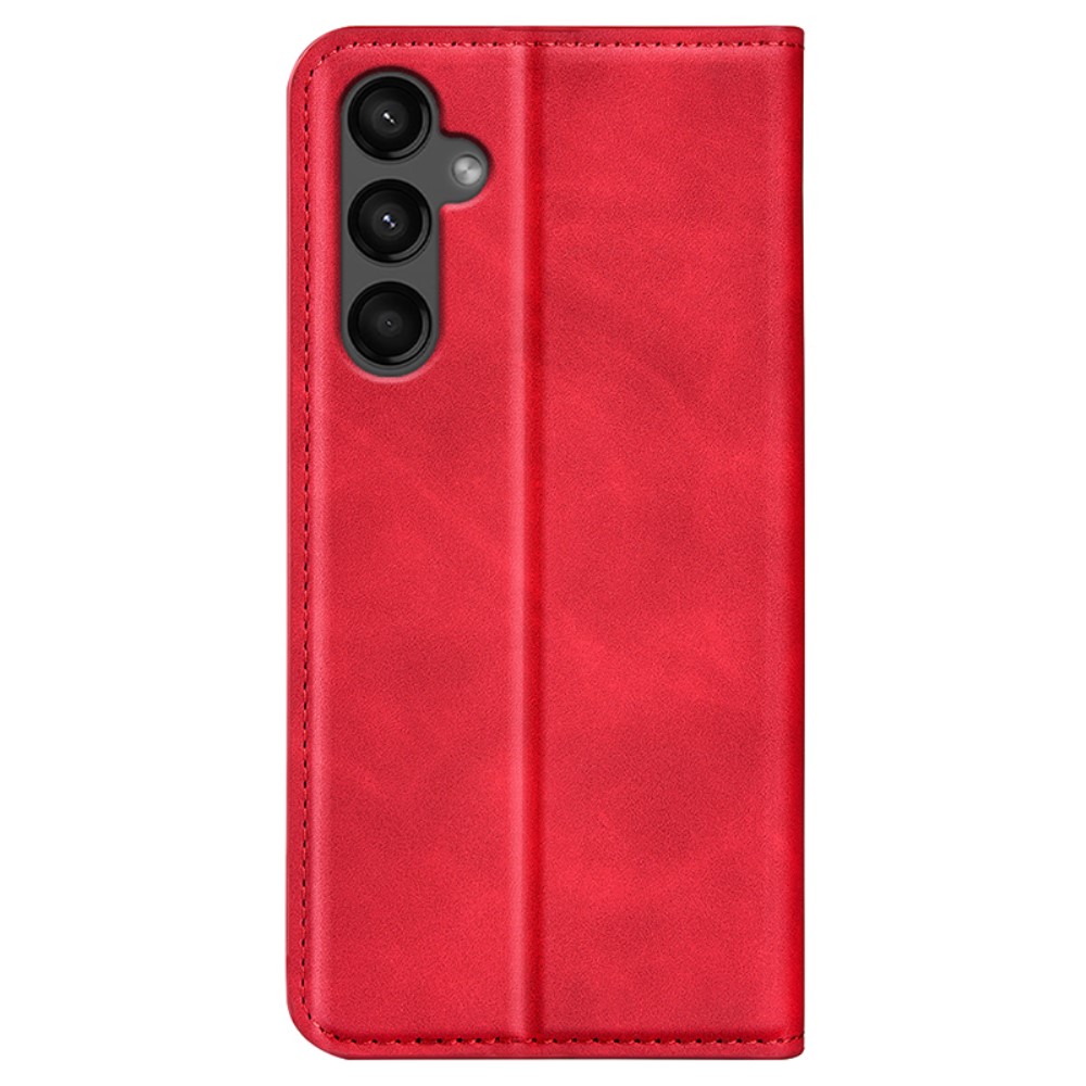  Samsung Galaxy A15 5G Fodral Flip Skin Touch Röd