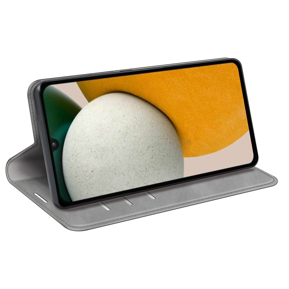  Samsung Galaxy A15 5G Fodral Flip Skin Touch Grå