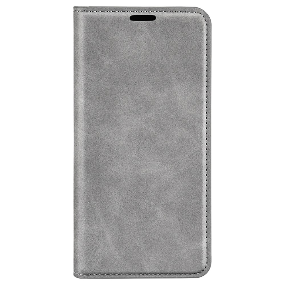  Samsung Galaxy A15 5G Fodral Flip Skin Touch Grå