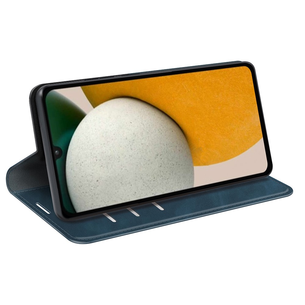  Samsung Galaxy A15 5G Fodral Flip Skin Touch Blå