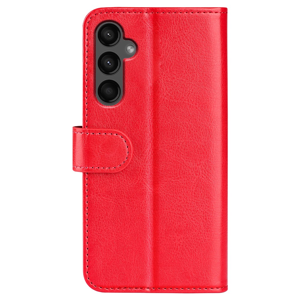  Samsung Galaxy A15 5G Fodral Läder Röd