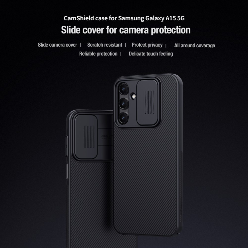 NILLKIN NILLKIN Galaxy A15 4G/5G Skal CamShield Pro Svart