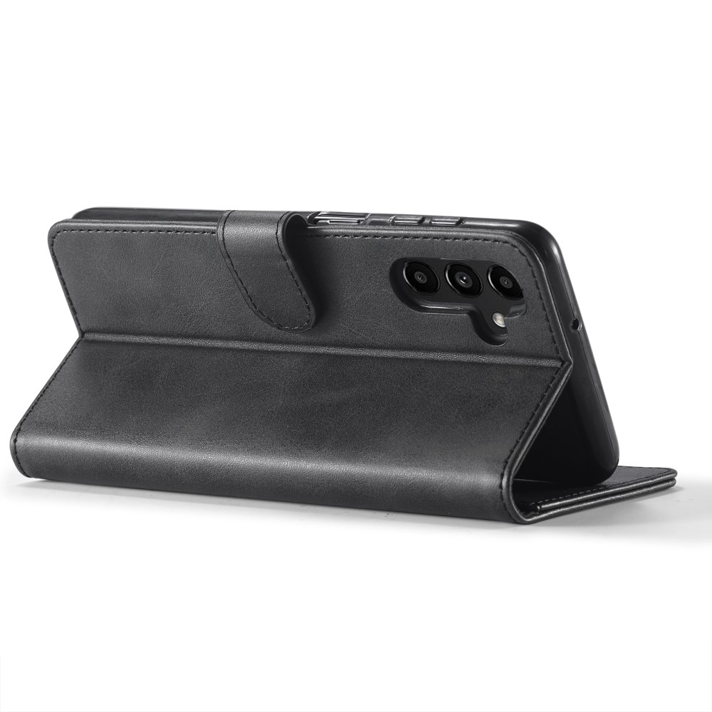 LC.IMEEKE LC.IMEEKE Galaxy A15 4G/5G Fodral Läder Svart