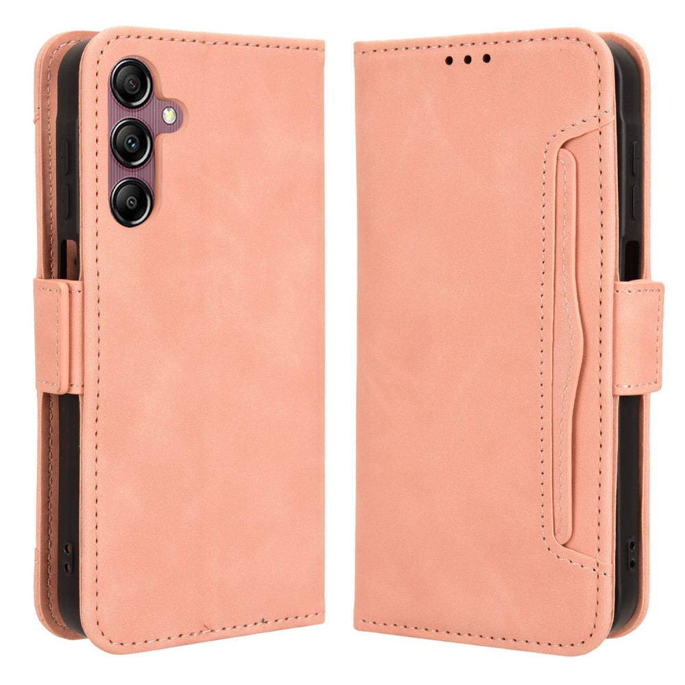  Samsung Galaxy A15 5G Fodral Med Avtagbart Kortfodral Rosa