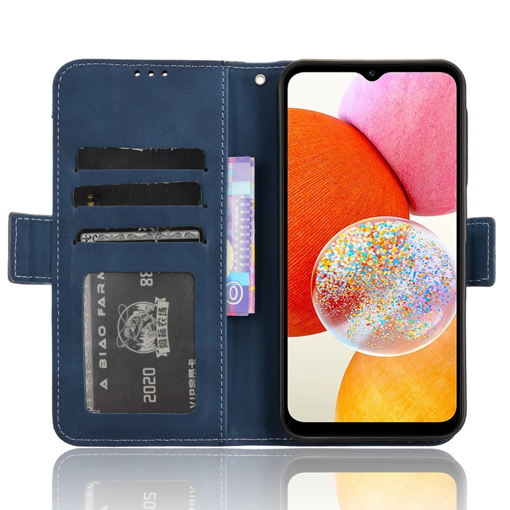  Samsung Galaxy A15 5G Fodral Med Avtagbart Kortfodral Blå