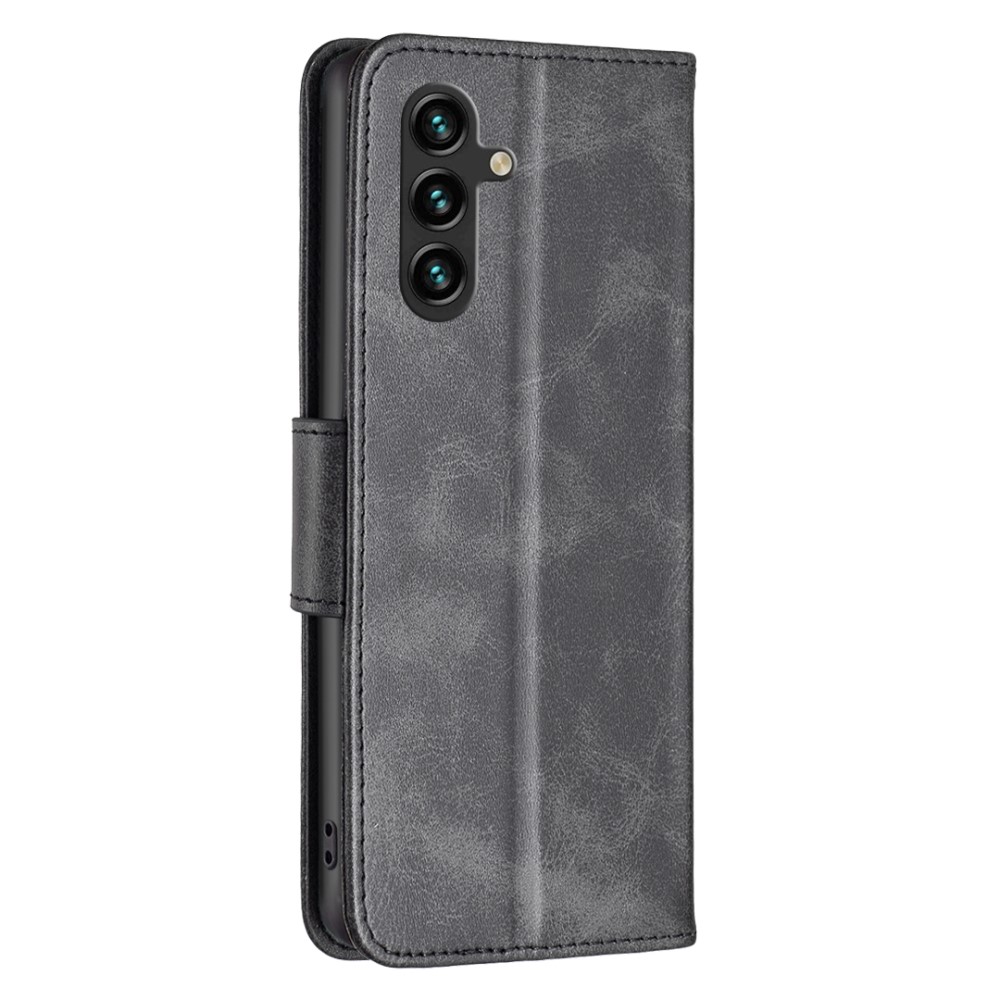  Samsung Galaxy A35 5G Fodral Shark Läder Svart