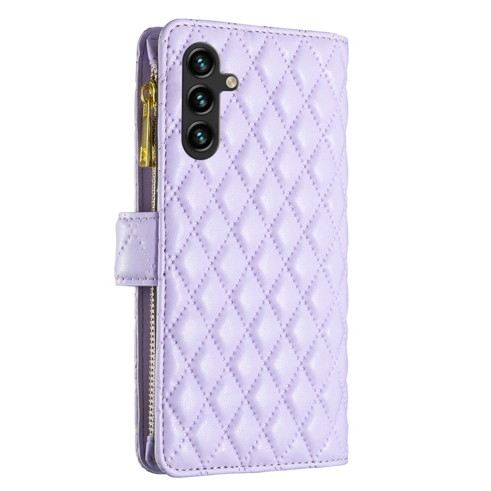 BINFEN BINFEN Galaxy A35 5G Fodral Diamond Multifunktionell Lila