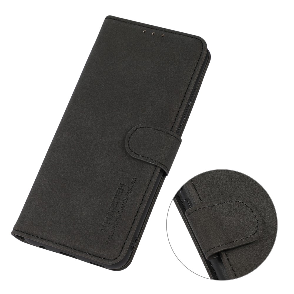 KHAZNEH KHAZNEH Galaxy A35 5G Fodral Matt Läder Svart