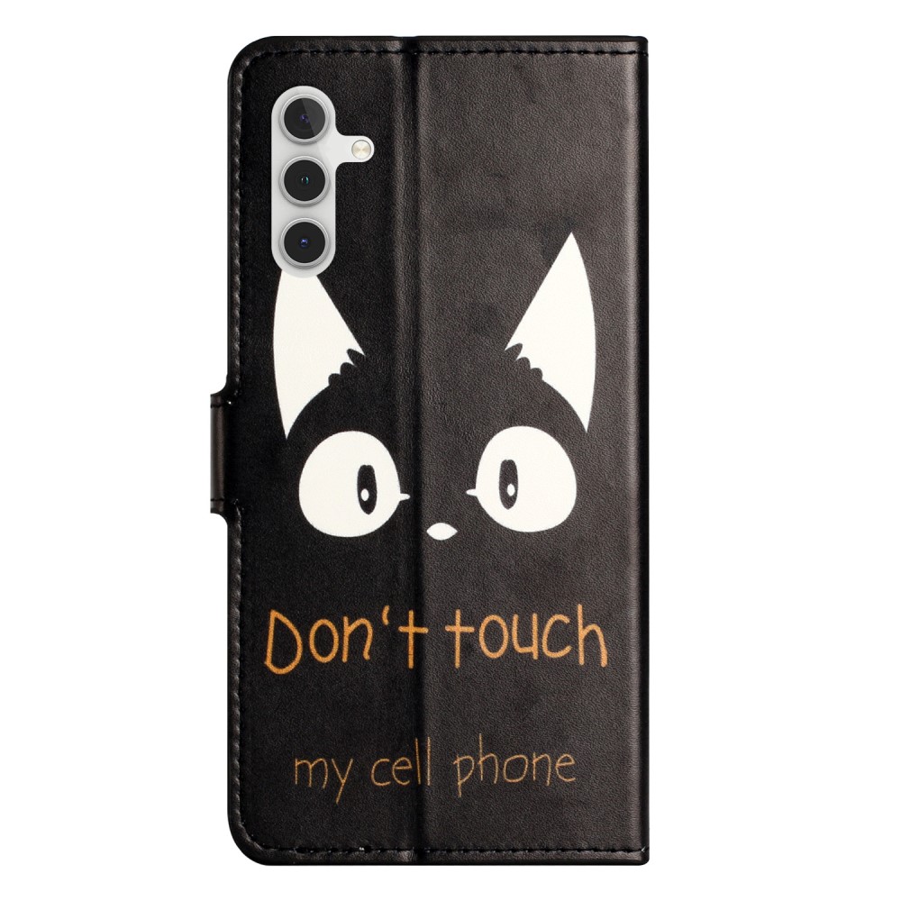  Samsung Galaxy A35 5G Fodral Med Tryck Dont Touch Katt