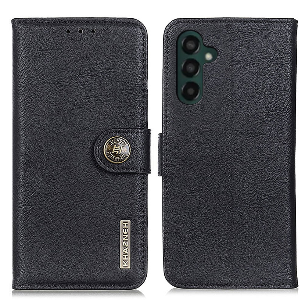 KHAZNEH KHAZNEH Galaxy A35 5G Fodral Läder Svart