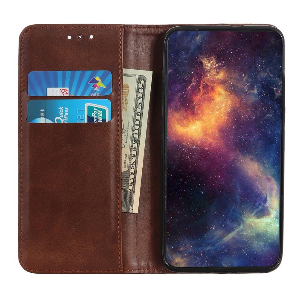  Samsung Galaxy A35 5G Fodral Split Läder Brun