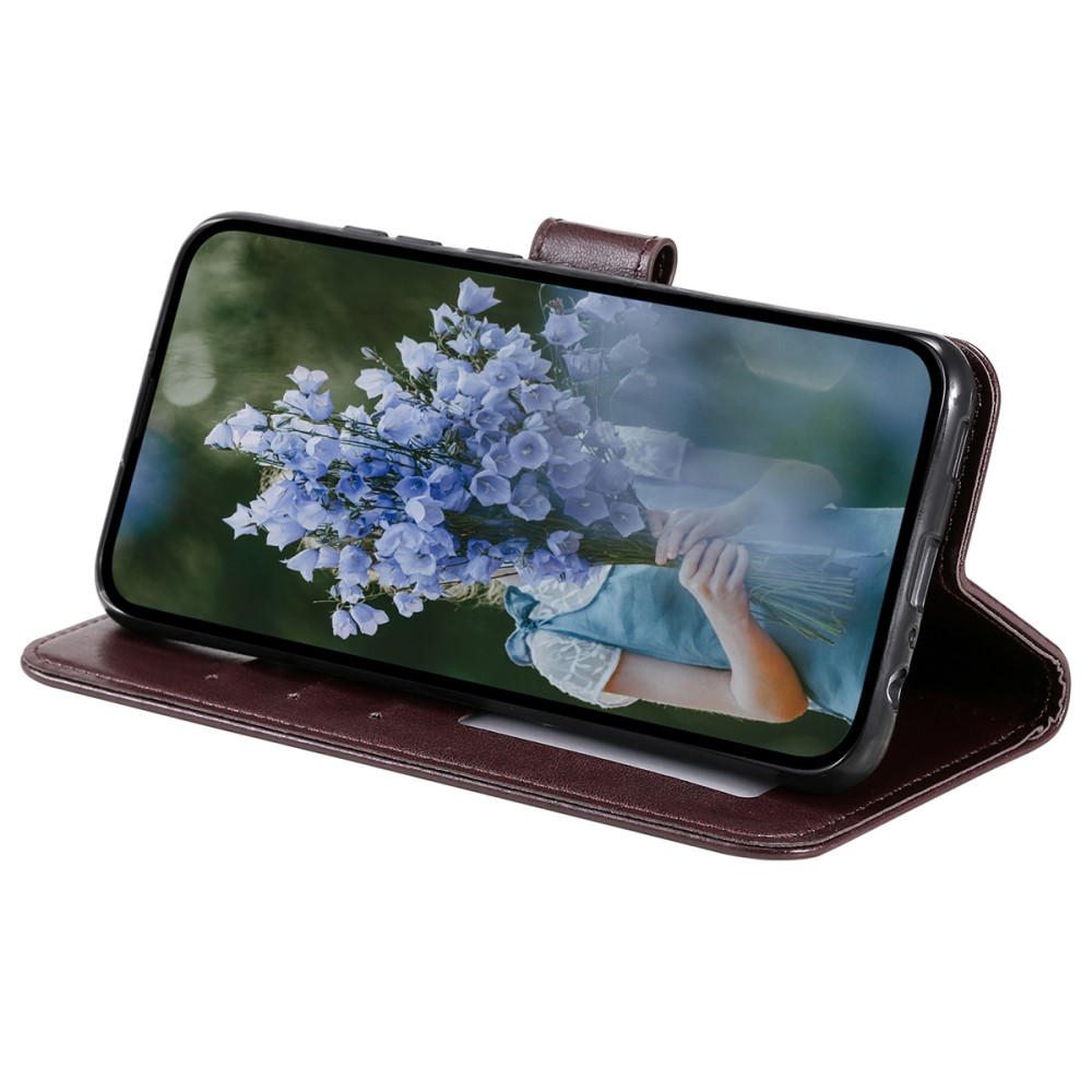  Samsung Galaxy A35 5G Fodral Mandala Läder Brun