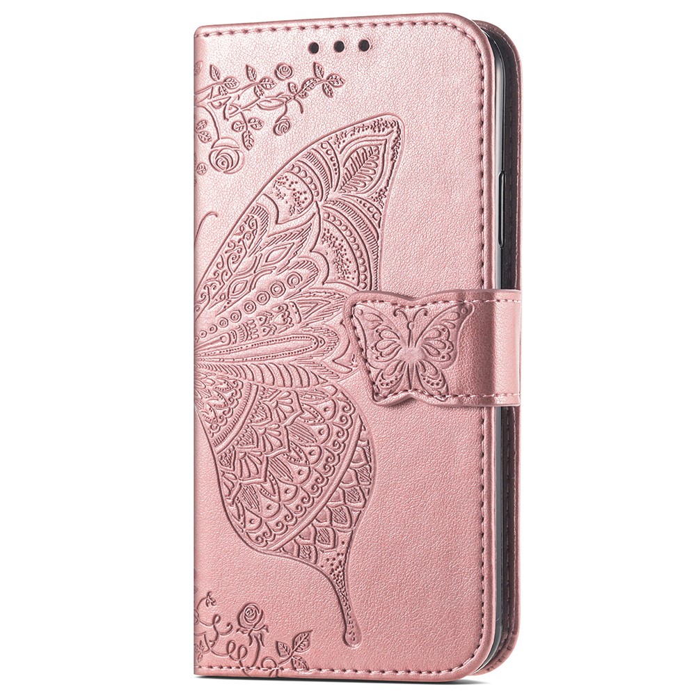  Samsung Galaxy A15 5G Fodral Big Butterfly Roséguld