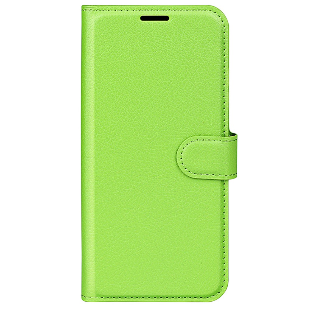  Samsung Galaxy A35 5G Fodral Läder Litchi Grön