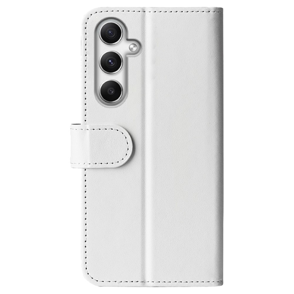  Samsung Galaxy A35 5G Fodral Crazy Horse Läder Vit