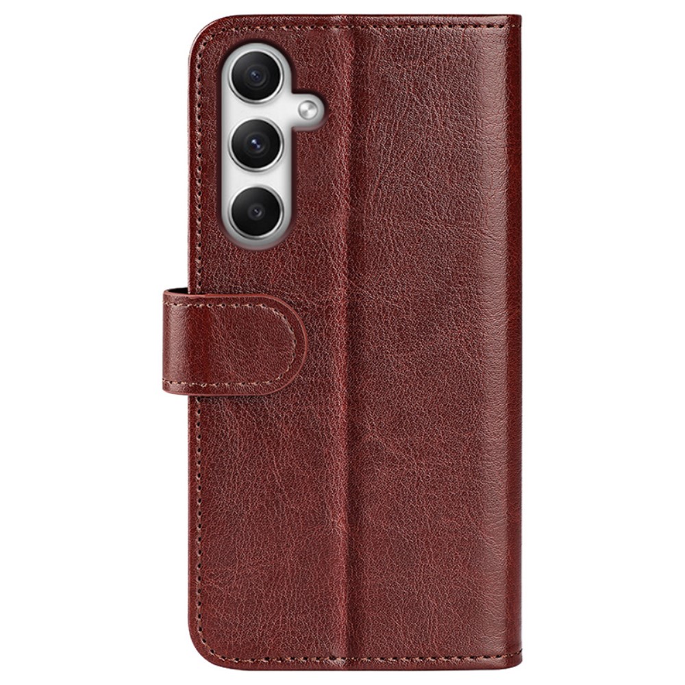  Samsung Galaxy A35 5G Fodral Crazy Horse Läder Brun
