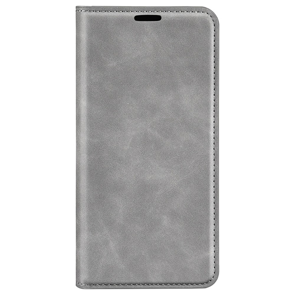  Samsung Galaxy A35 5G Fodral Flip Skin Touch Grå