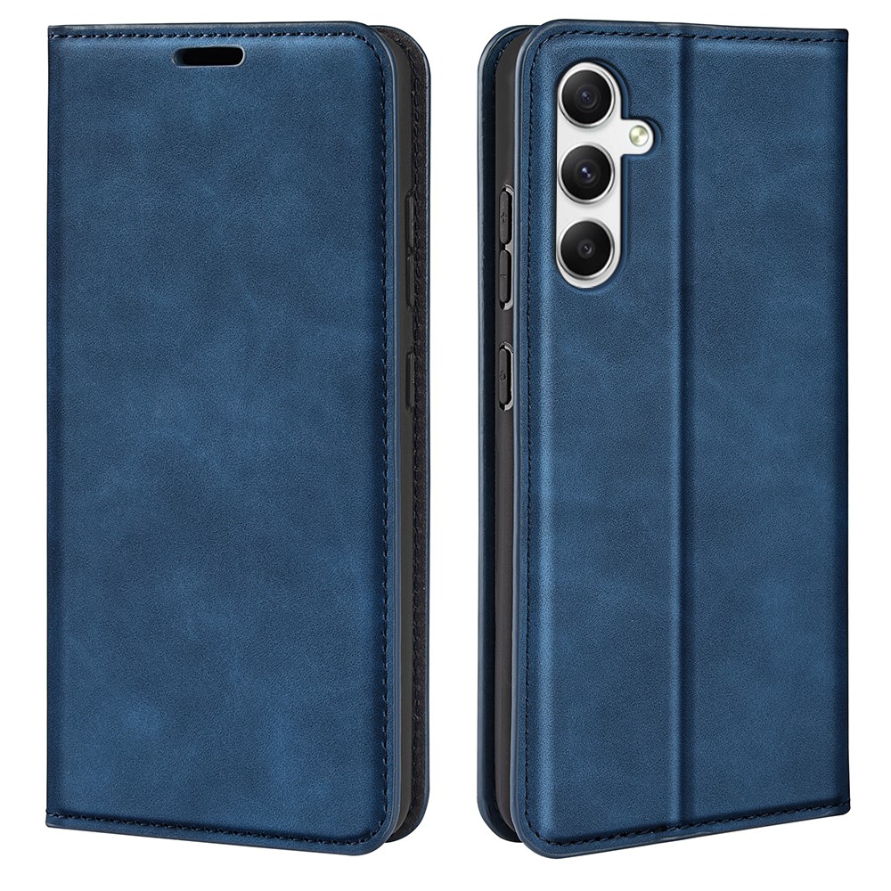  Samsung Galaxy A35 5G Fodral Flip Skin Touch Blå