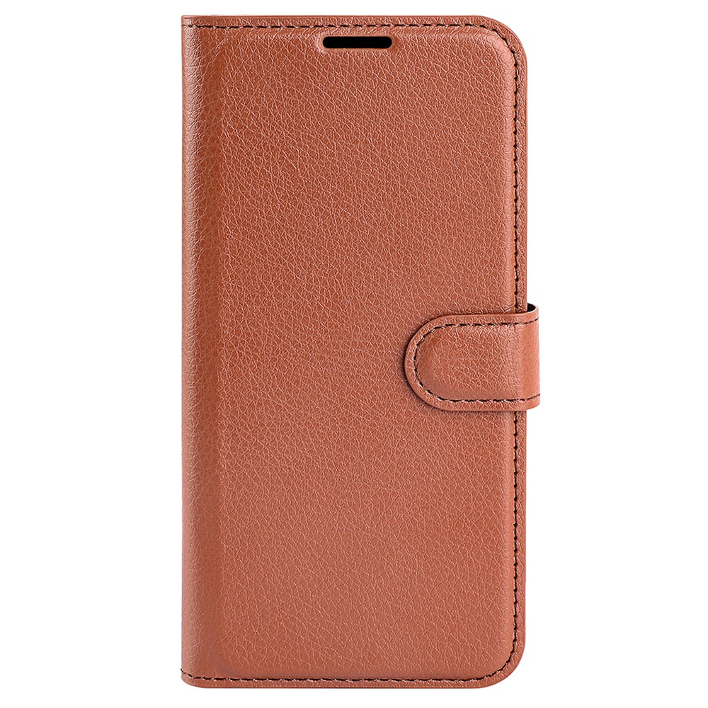  Xiaomi 14 Fodral Litchi Läder Brun