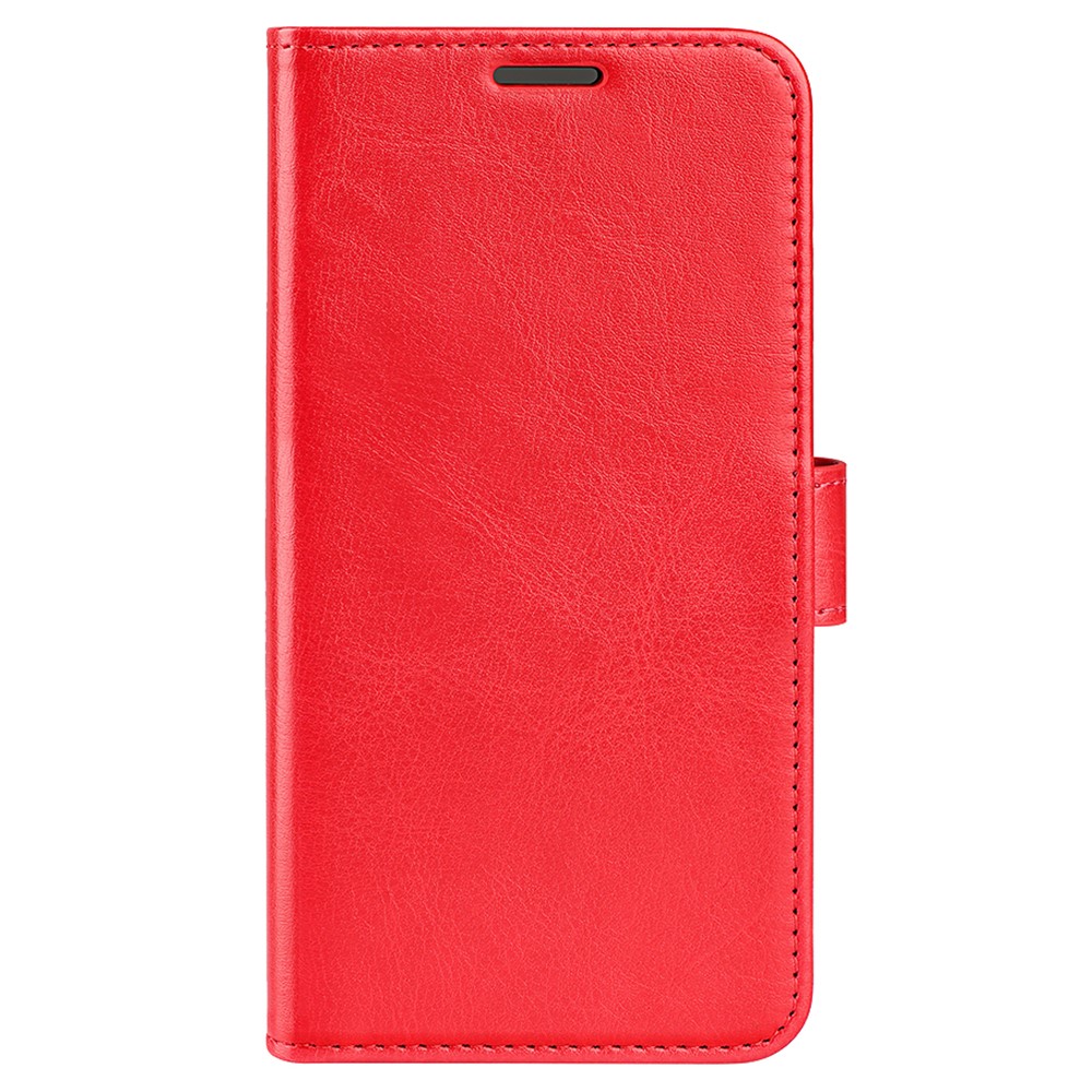  Xiaomi 14 Fodral Crazy Horse Läder Röd