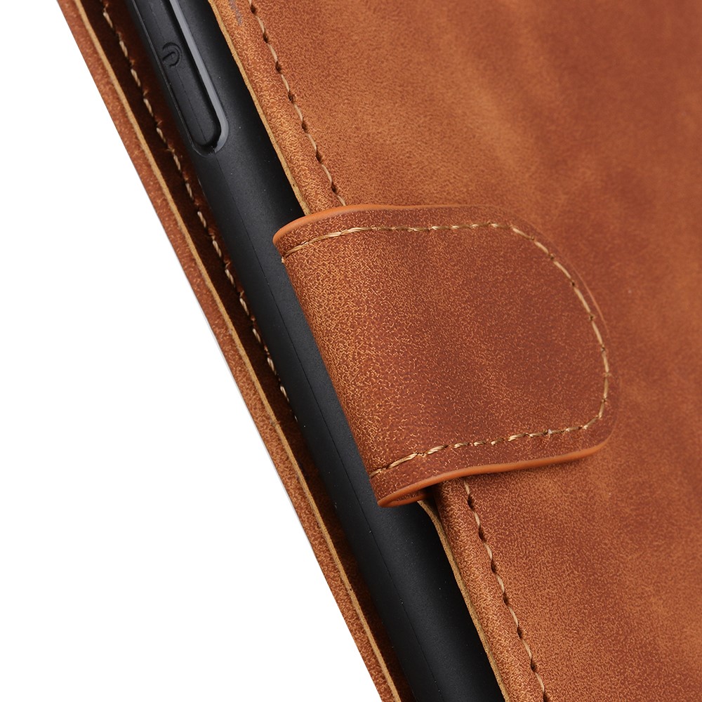 KHAZNEH KHAZNEH Xiaomi Redmi 13C 4G Fodral Retro Läder Brun