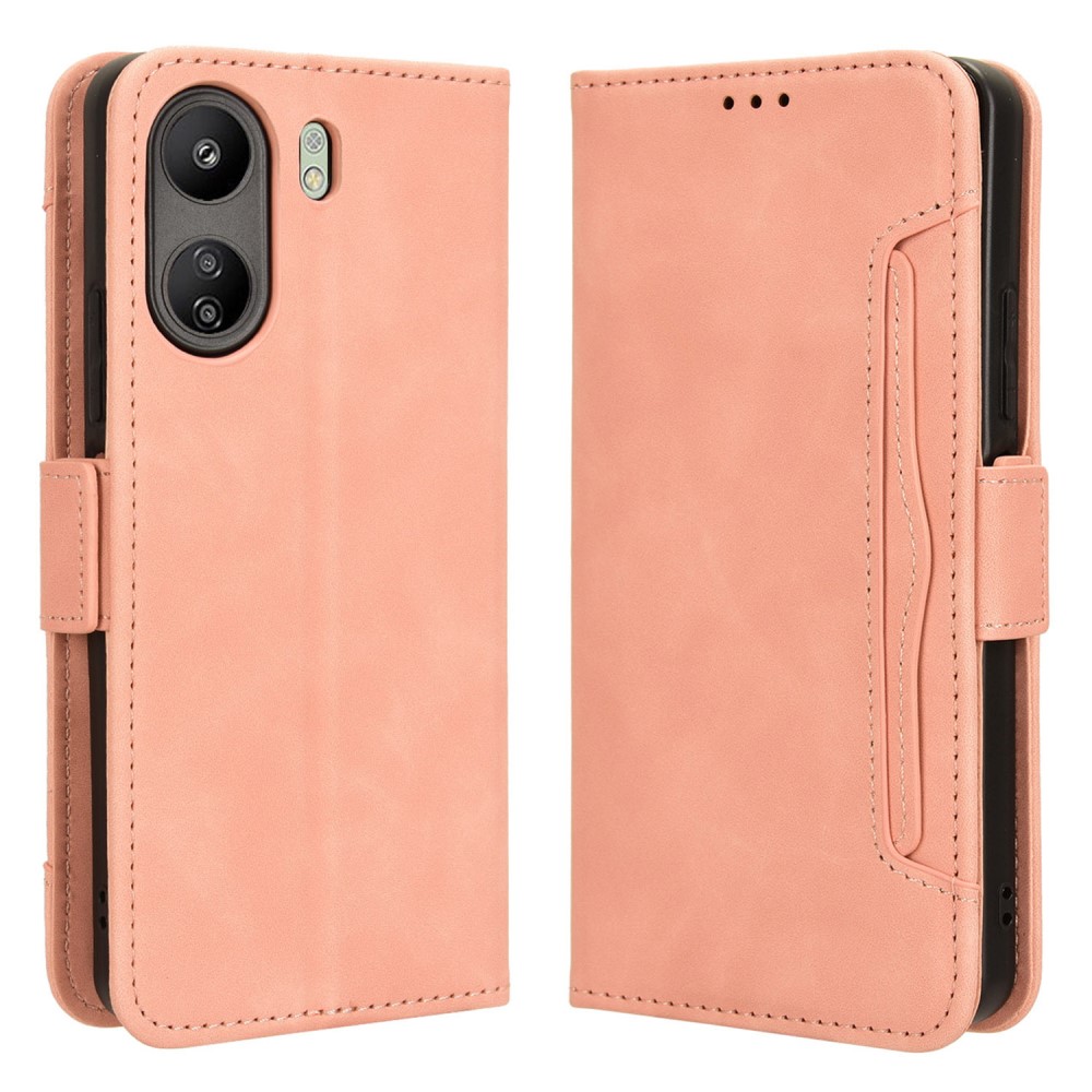  Xiaomi Redmi 13C 4G Fodral Med Avtagbart Kortfodral Rosa
