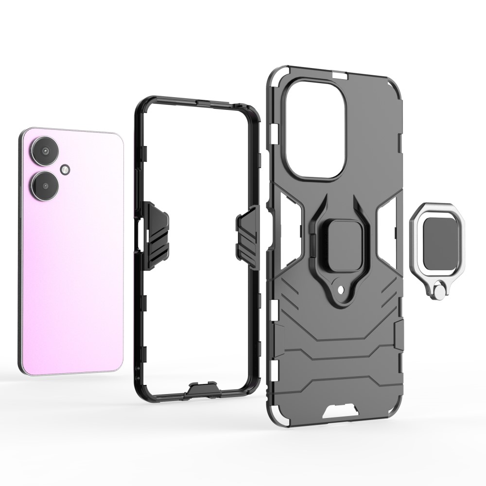  Xiaomi Redmi 13C 4G Skal Armor Hybrid Kickstand Blå
