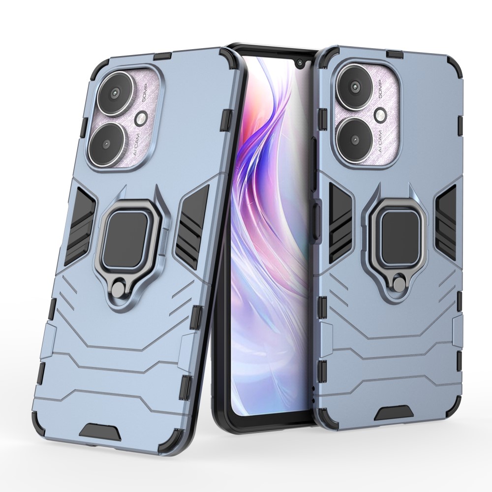  Xiaomi Redmi 13C 4G Skal Armor Hybrid Kickstand Blå
