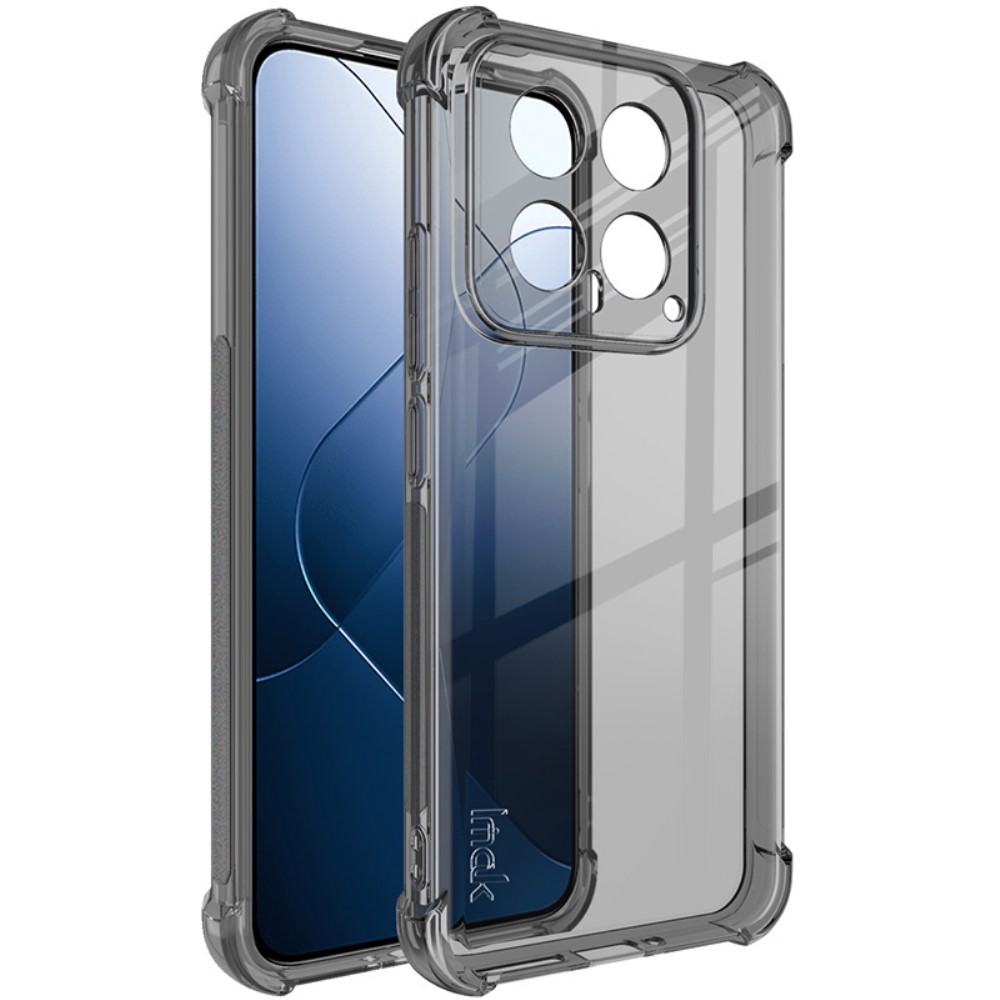 IMAK IMAK Xiaomi 14 Skal Shockproof TPU Tonad Svart