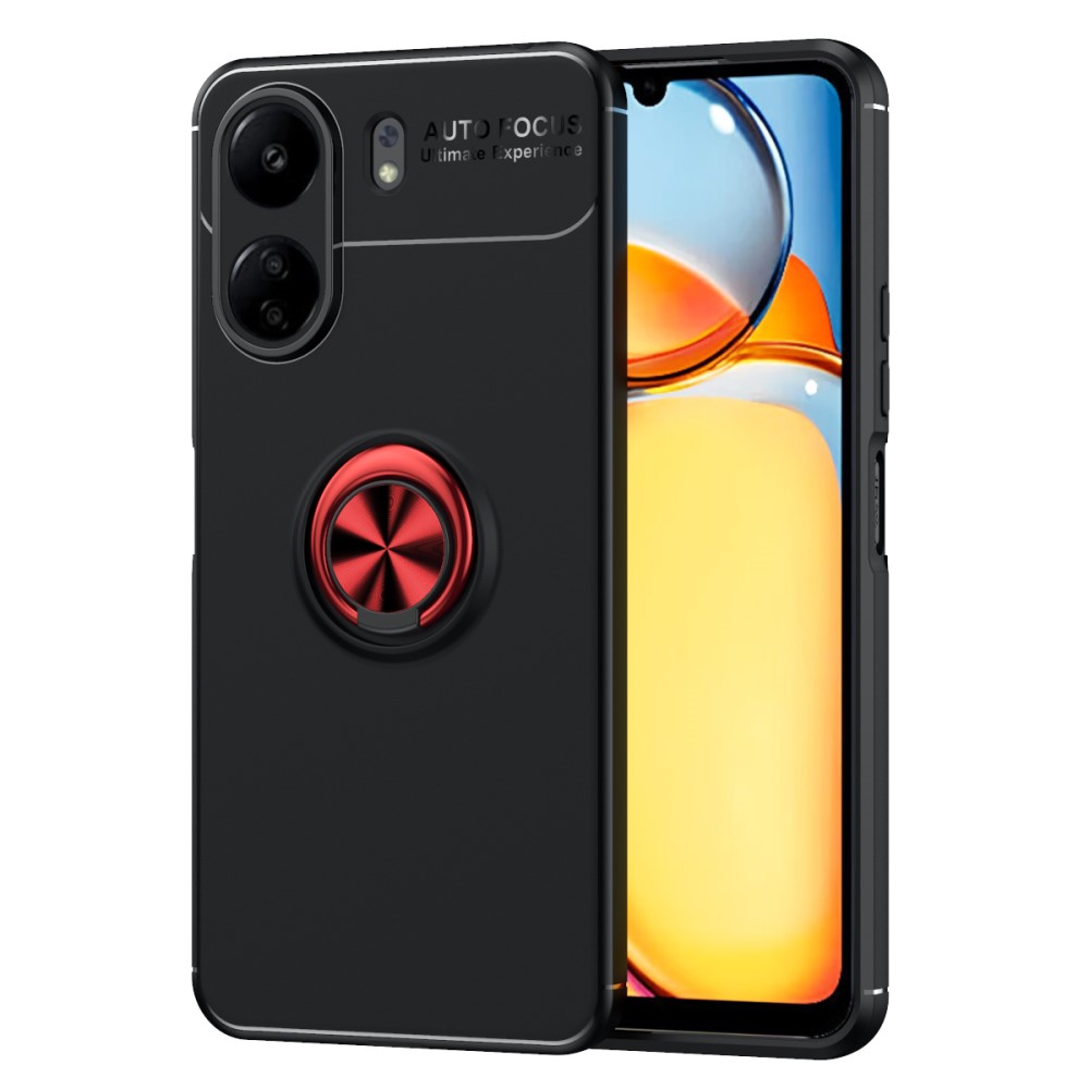  Xiaomi Redmi 13C 4G Skal Ring Svart/Röd