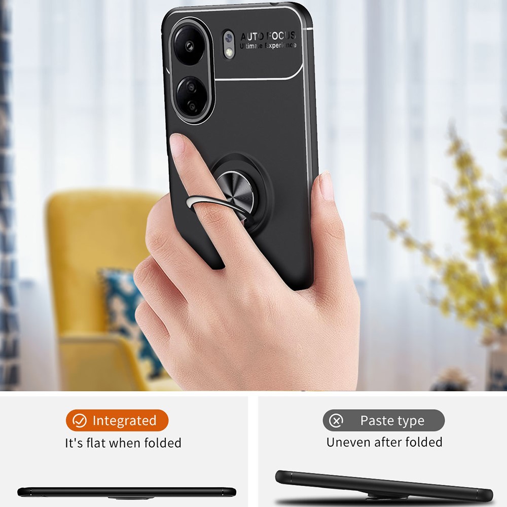  Xiaomi Redmi 13C 4G Skal Ring Svart/Röd