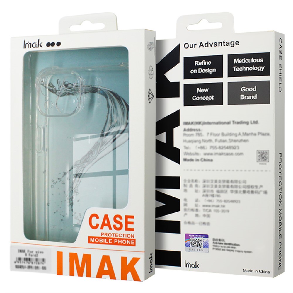 IMAK IMAK Xiaomi Redmi 13C 4G Skal Shockproof TPU Transparent