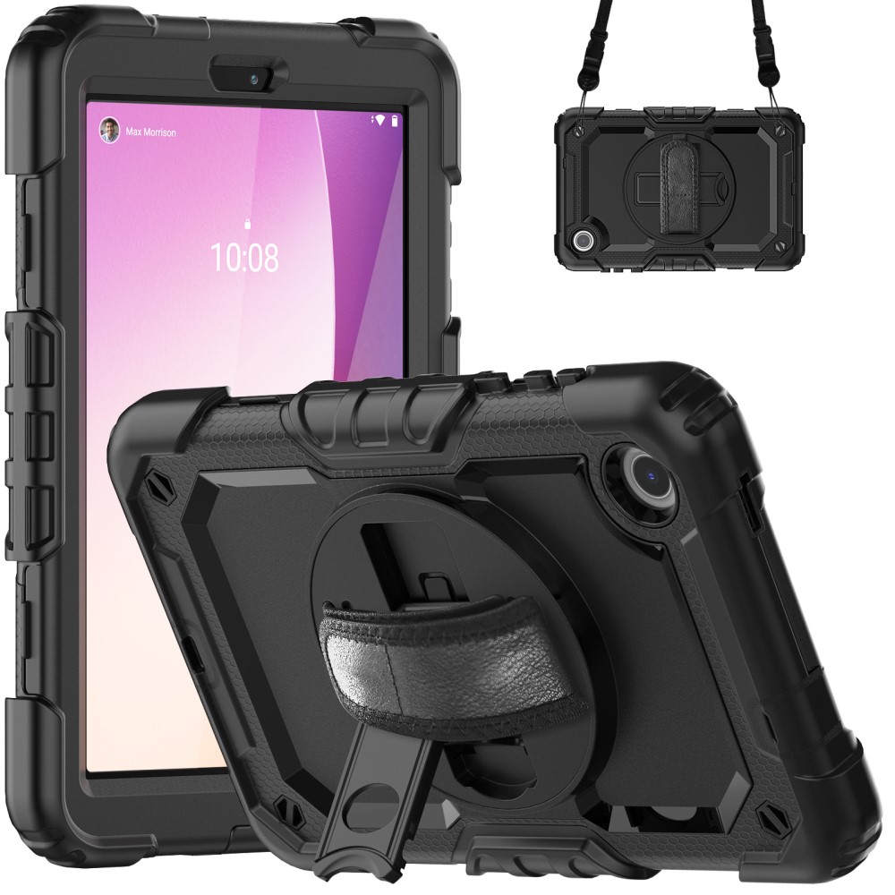  Lenovo Tab M8 (Gen 4) Skal Solid360 Svart