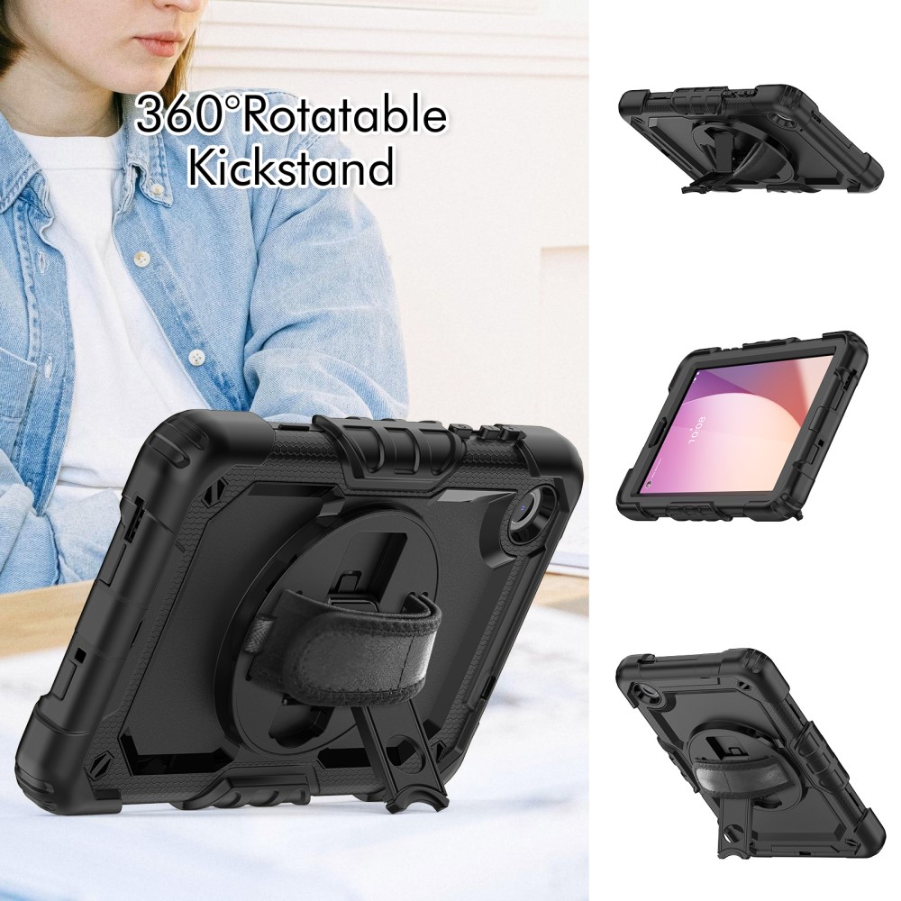  Lenovo Tab M8 (Gen 4) Skal Solid360 Svart