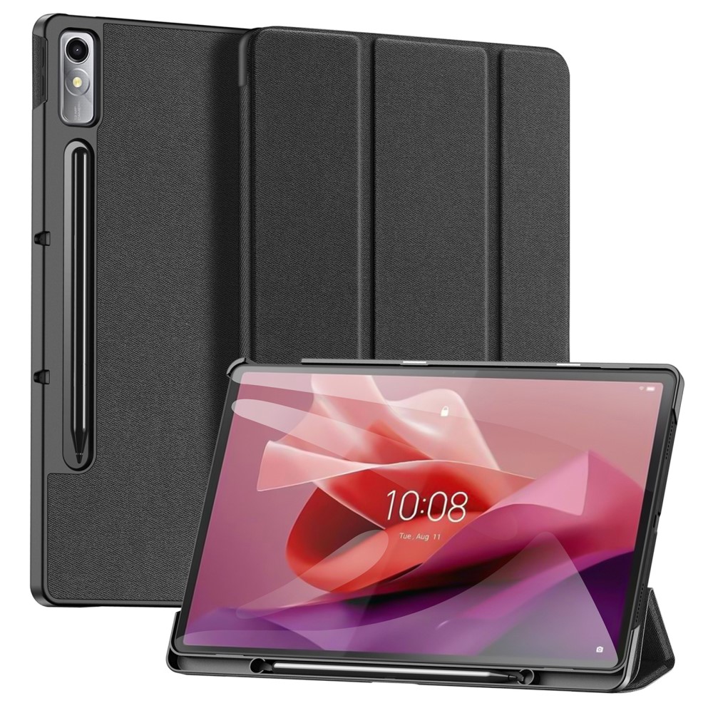 DUX DUCIS DUX DUCIS Lenovo Tab P12 Fodral DOMO Tri-Fold Läder Svart