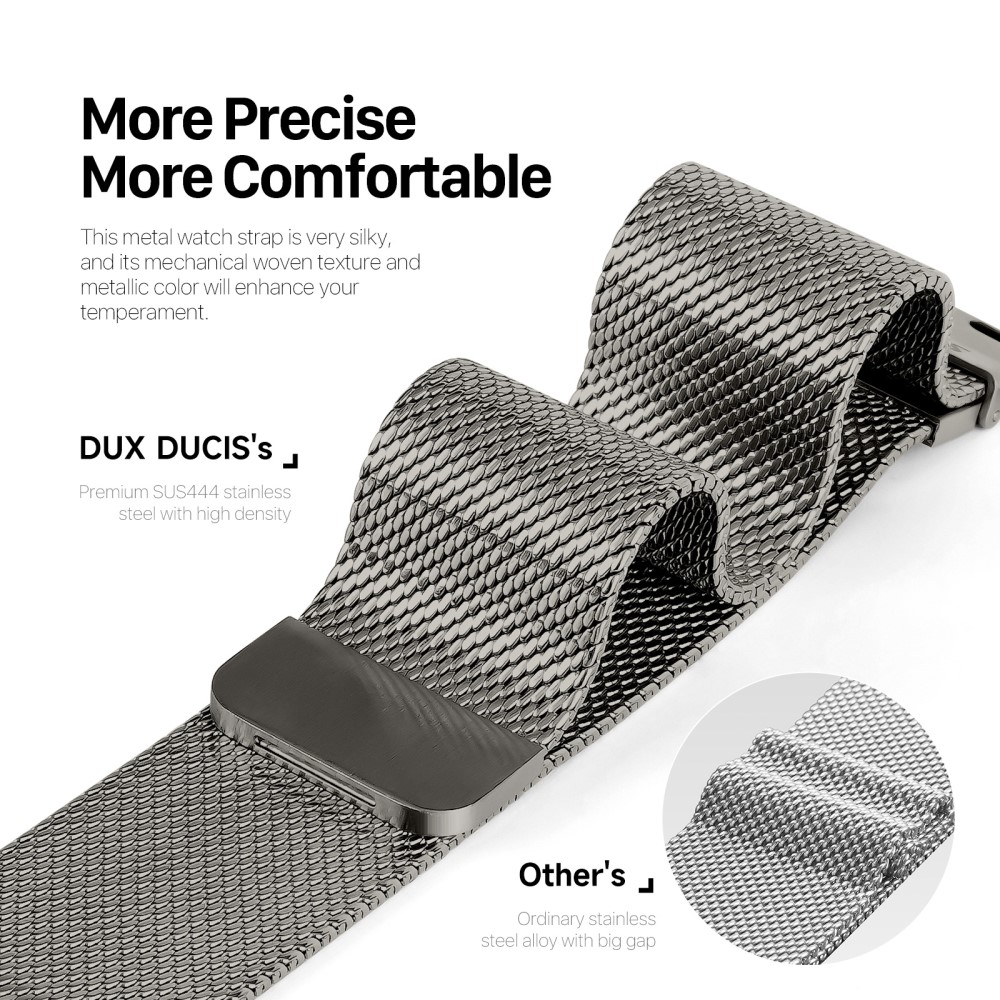 DUX DUCIS DUX DUCIS Apple Watch 42/44/45/46/49 mm Armband Milanese Pro