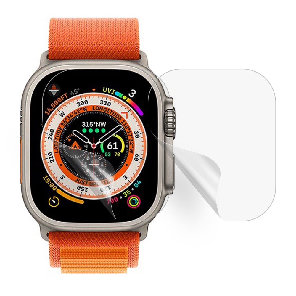  Apple Watch Ultra 49 mm 2-PACK Skärmskydd HD Transparent