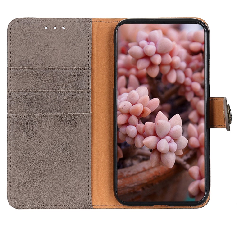 KHAZNEH KHAZNEH Google Pixel 8A Fodral Läder Khaki