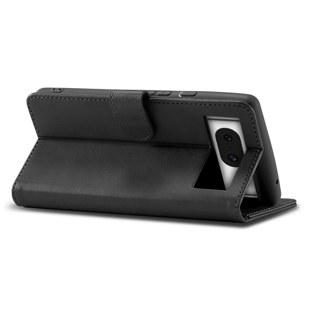 LC.IMEEKE LC.IMEEKE Google Pixel 8A Läder Fodral Svart