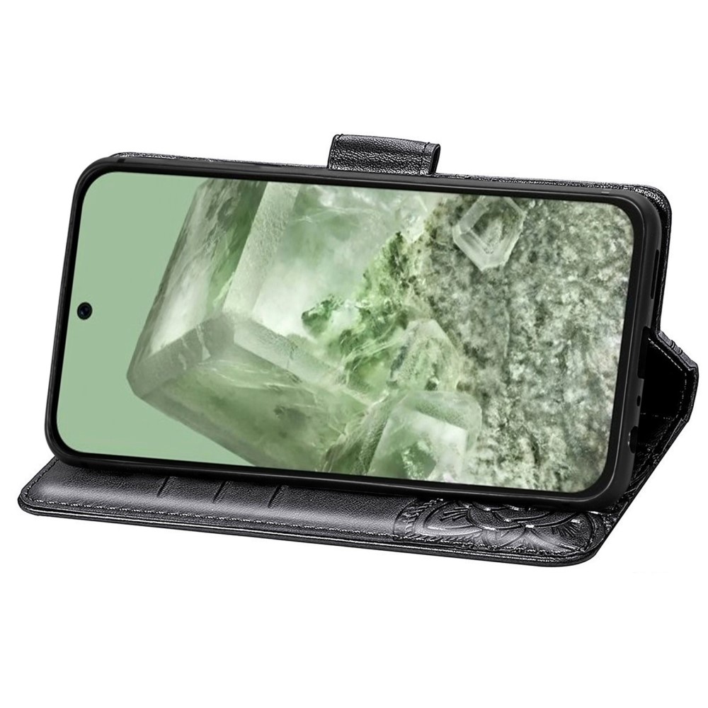  Google Pixel 8A Fodral Butterfly Svart