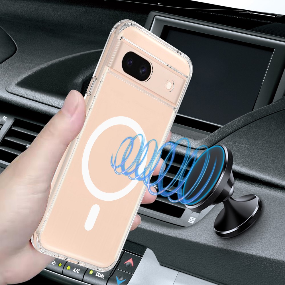  Google Pixel 8A Skal Magsafe Akryl/TPU Transparent