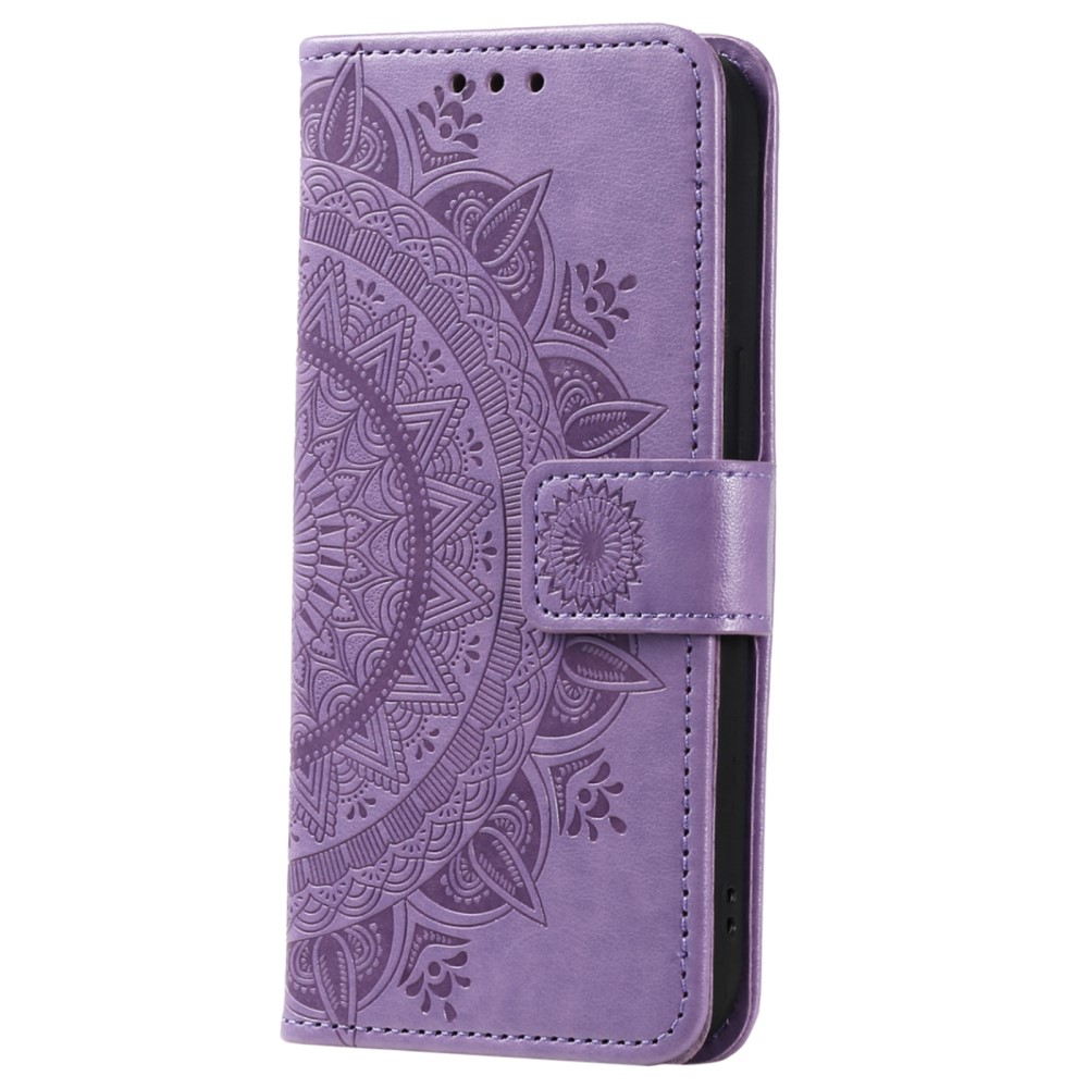  Motorola Moto G04 4G/G24 4G Fodral Mandala Lila