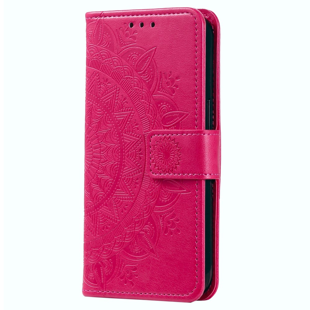  Motorola Moto G04 4G/G24 4G Fodral Mandala Rosa