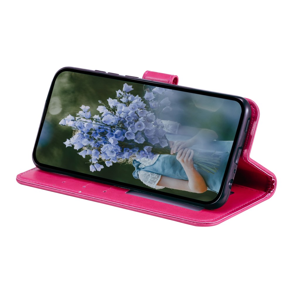  Sony Xperia 1 VI Mandala Läder Fodral Rosa